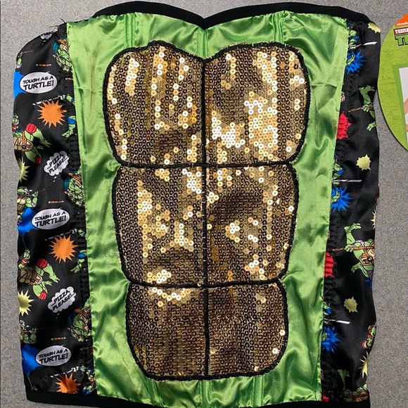 Teenage Mutant Ninja Turtles Corset Adult S/M Costume Cosplay NWT - Picture 3 of 5